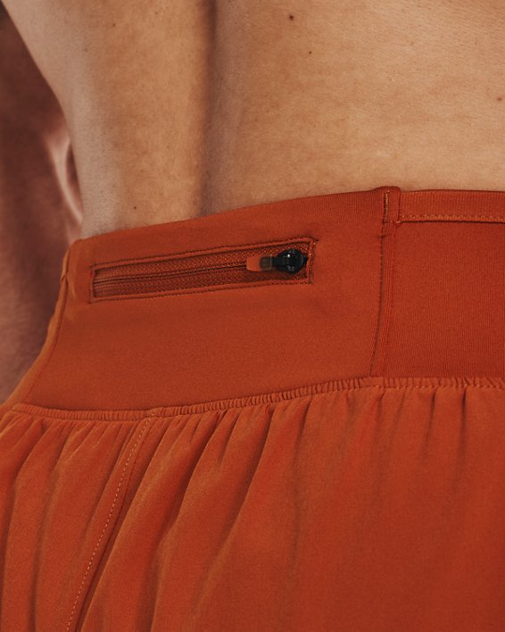 Men's UA Speedpocket 5" Shorts, Orange, pdpMainDesktop image number 3